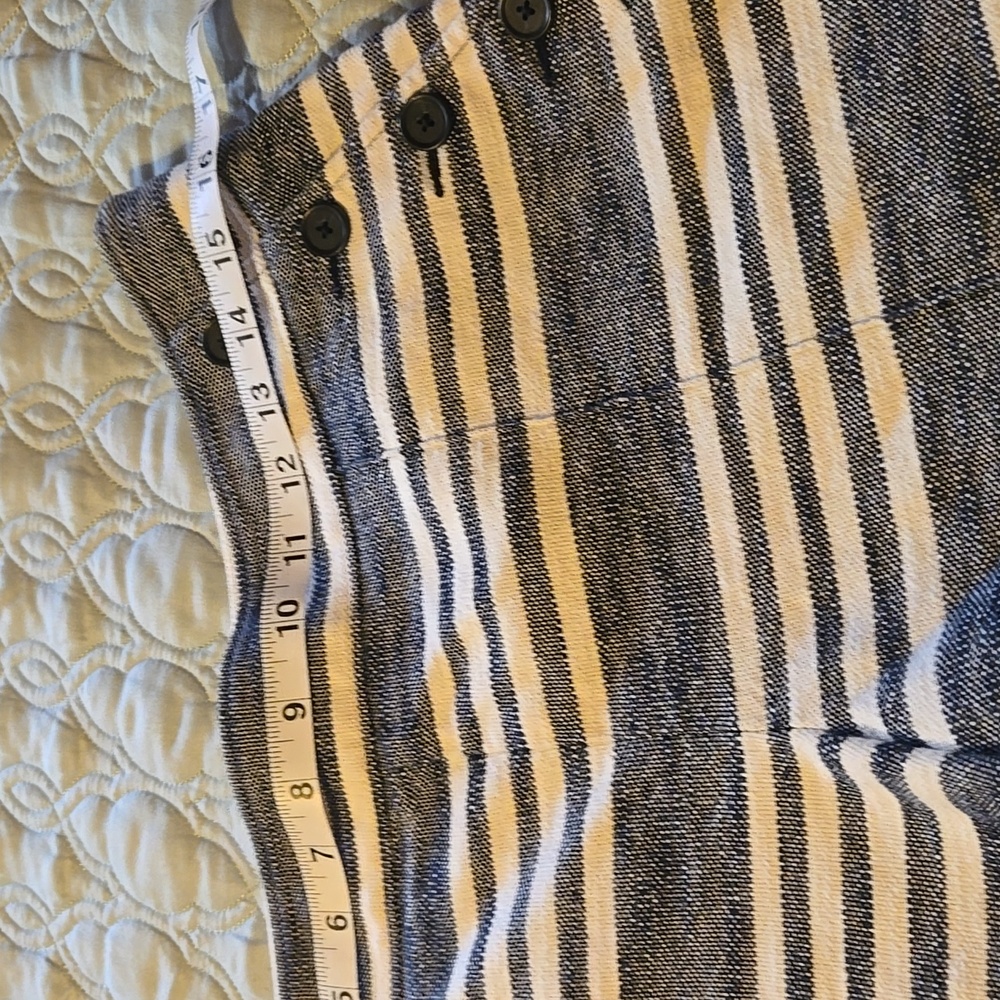 Striped Blue and White Shorts the Riviera Short from Loft - Picture 5 of 7